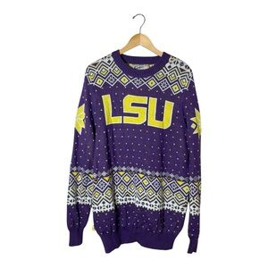 LSU Tigers Christmas Winter Sweater XXL